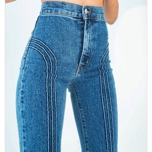 Revice - Rollergirl Flares - Blue Clue Wash